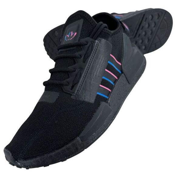 Adidas NMD R1 V2 Core Black/Pulse Blue/Pulse Magenta Men’s Size 8 main image 7